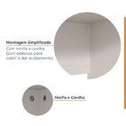 Escrivaninha Mesa Escritório Em Tamburato Acabamento Em Bp 15