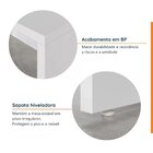 Escrivaninha Mesa Escritório Em Tamburato Acabamento Em Bp Fi