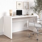 Escrivaninha Mesa Escritório Em Tamburato Acabamento Em Bp Fi