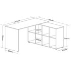 Escrivaninha Mesa Escritório Ergonômica E Atemporal Em L Com
