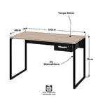 Escrivaninha Mesa Escritório Escrivaninha Diretor Estilo Indu