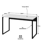 Escrivaninha Mesa Escritório Escrivaninha Diretor Estilo Indu