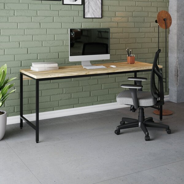 Escrivaninha Mesa Escritório Estilo Diretor Active 180cm Indu