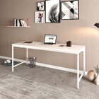 Escrivaninha Mesa Escritório Estilo Diretor Active 180cm Indu