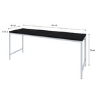 Escrivaninha Mesa Escritório Estilo Diretor Active 180cm Indu