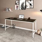 Escrivaninha Mesa Escritório Estilo Diretor Active 180cm Indu