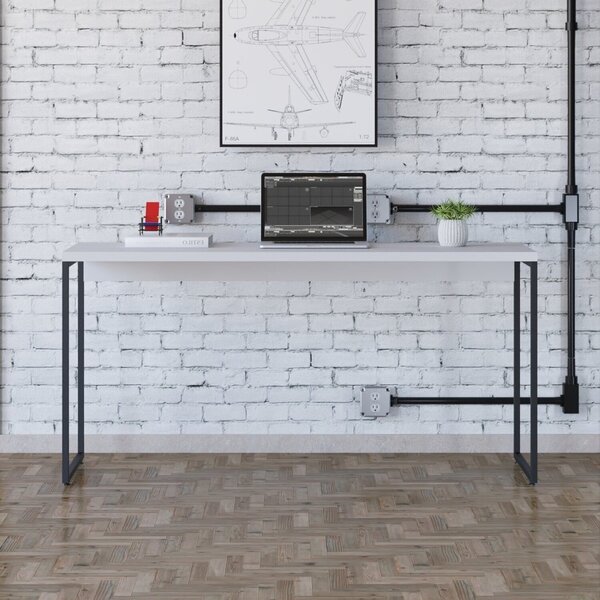 Escrivaninha Mesa Escritório Estilo Dynamica 150cm Industrial