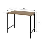 Escrivaninha Mesa Escritório Estilo Industrial 90cm Active Ye