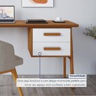 Escrivaninha Mesa Escritório Estruturada Em 2 Gavetas 130cm P