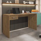 Escrivaninha Mesa Escritório Gávea Com Gaveta 127cm Freijó