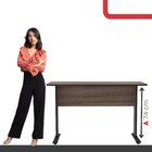 Escrivaninha Mesa Escritório Gerência 150 Cm Mx150 Maxxi Pret