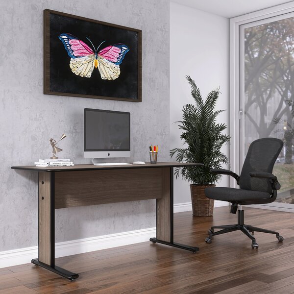 Escrivaninha Mesa Escritório Gerência 150 Cm Mx150 Maxxi Pret