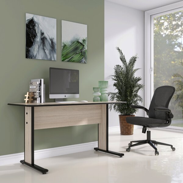 Escrivaninha Mesa Escritório Gerência 150 Cm Mx150 Maxxi Pret