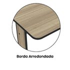 Escrivaninha Mesa Escritório Gerência 150 Cm Mx150 Maxxi Pret