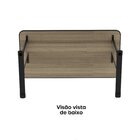 Escrivaninha Mesa Escritório Gerência 150 Cm Mx150 Maxxi Pret