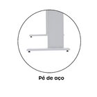 Escrivaninha Mesa Escritório Gerência Mx150 Maxxi 150cm Branc