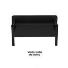 Escrivaninha Mesa Escritório Gerência Mx150 Maxxi 150cm Preto