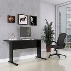 Escrivaninha Mesa Escritório Gerência Mx150 Maxxi 150cm Preto