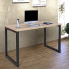 Escrivaninha Mesa Escritório Industrial 120cm Office Preto Fo
