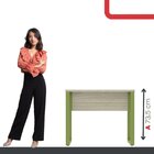 Escrivaninha Mesa Escritório Industrial 90cm Pe25 Castanheira