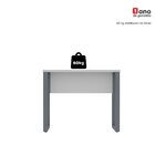 Escrivaninha Mesa Escritório Industrial 90cm Pe25 Cinza/grafi
