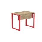 Escrivaninha Mesa Escritório Industrial 90cm Pe25 Noce Natura