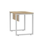 Escrivaninha Mesa Escritório Industrial 90cm Pe25 Noce Natura