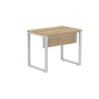 Escrivaninha Mesa Escritório Industrial 90cm Pe25 Noce Natura