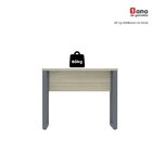 Escrivaninha Mesa Escritório Industrial 90cm Pe25 Nogueira/gr