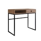 Escrivaninha Mesa Escritório Industrial 91cm 1 Gaveta 1 Nicho