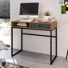 Escrivaninha Mesa Escritório Industrial 91cm 1 Gaveta 1 Nicho