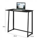 Escrivaninha Mesa Escritório Industrial Dobrável Fit Yescasa