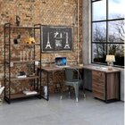 Escrivaninha Mesa Escritório Industrial Em L Estilo 1,50mx1,5