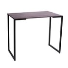 Escrivaninha Mesa Escritório Industrial Slim Yescasa Preto