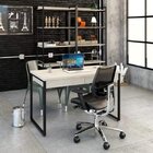 Escrivaninha Mesa Escritório Kuadra 2 Gavetas 120cm Industria