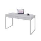 Escrivaninha Mesa Escritório Kuadra 2 Gavetas 135cm Industria