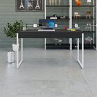 Escrivaninha Mesa Escritório Kuadra 2 Gavetas 135cm Industria