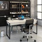 Escrivaninha Mesa Escritório Kuadra 2 Gavetas 150cm Industria