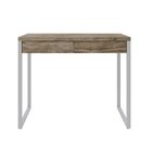 Escrivaninha Mesa Escritório Kuadra 2 Gavetas 90cm Industrial