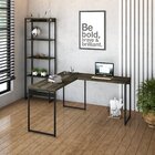 Escrivaninha Mesa Escritório L Estilo Dynamica 140cm Industri