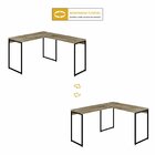 Escrivaninha Mesa Escritório L Estilo Industrial 120x140cm Dy