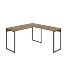 Escrivaninha Mesa Escritório L Estilo Industrial 135x140cm Dy