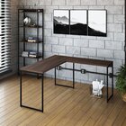 Escrivaninha Mesa Escritório L Estilo Industrial 150x140cm Dy
