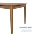 Escrivaninha Mesa Escritório Madeira Maciça 130cm Miriti Cabe