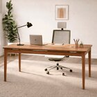 Escrivaninha Mesa Escritório Madeira Maciça 160cm Miriti Cabe