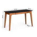 Escrivaninha Mesa Escritório Madeira Maciça 1 Gaveta Club Art