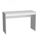 Escrivaninha Mesa Escritório Madri 2 Gavetas 120cm Branca Bra