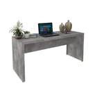 Escrivaninha Mesa Escritório Me4109 163cm Concreto Concreto