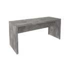 Escrivaninha Mesa Escritório Me4109 163cm Concreto Concreto