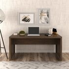 Escrivaninha Mesa Escritório Me4109 163cm Rústico Rústico